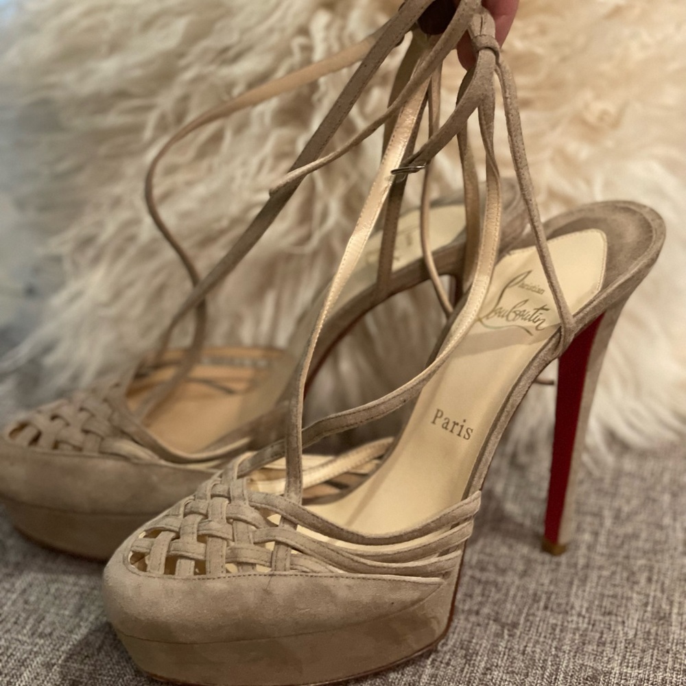 Suede Louboutins